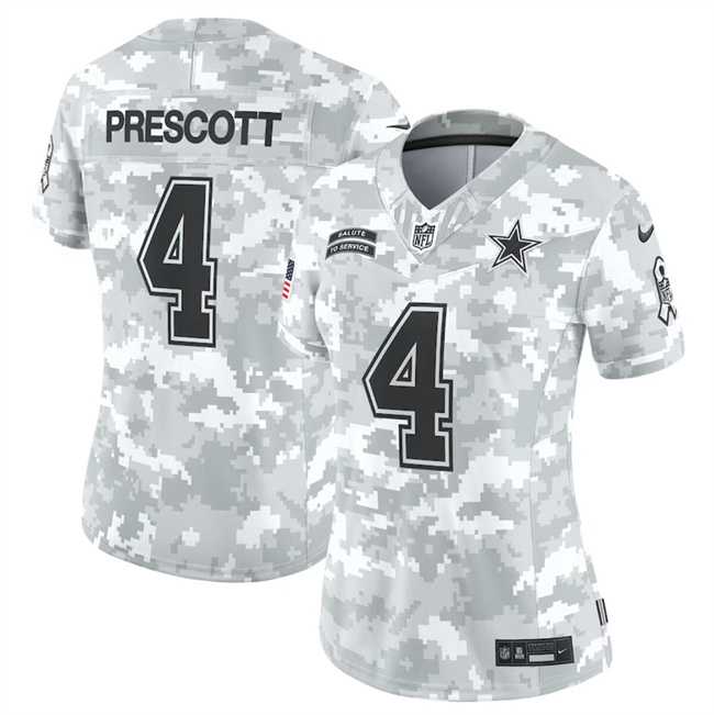 Women's Dallas Cowboys #4 Dak Prescott 2024 F.U.S.E Arctic Camo Salute To Service Limited Stitched Jersey Dzhi,We sell and wholesale Women's Dallas Cowboys #4 Dak Prescott 2024 F.U.S.E Arctic Camo Salute To Service Limited Stitched Jersey Dzhi on line form chian!